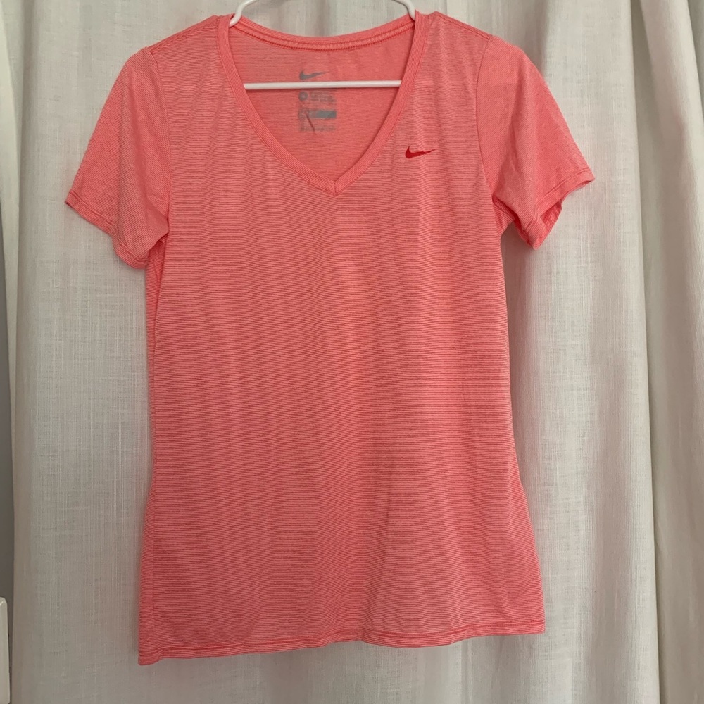 The Nike Tee Striped V-Neck
